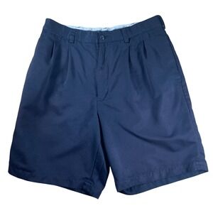 Grand Slam Golf Shorts Mens Size 32 Black Pleated Polyester‎ Casual Athleisure
